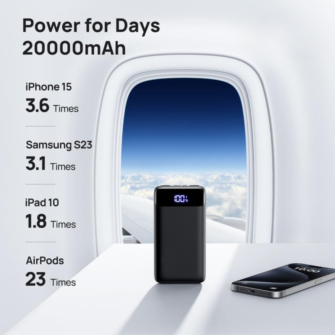 DualCharge USB-C Power Bank